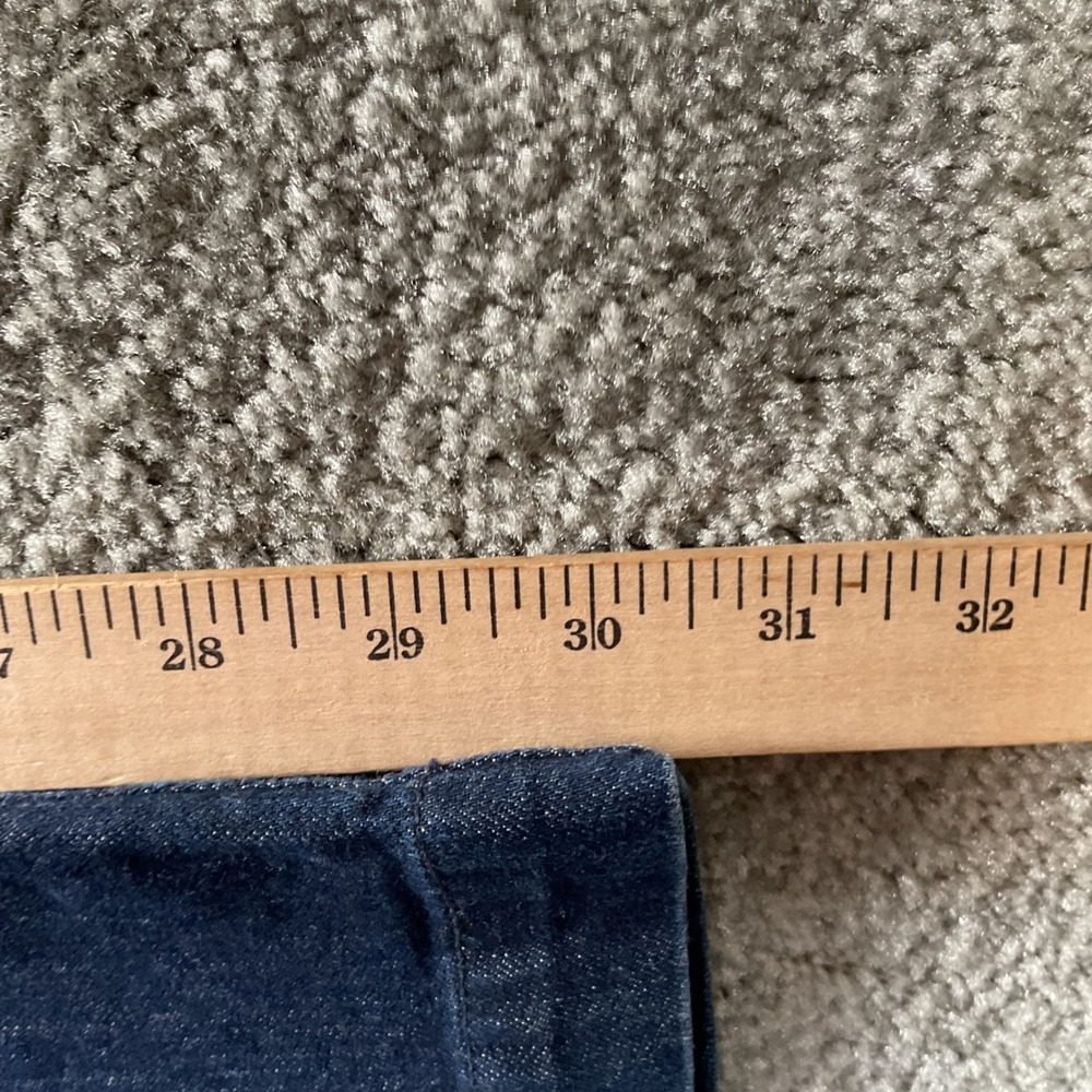Lauren Ralph Lauren Jeans Womens 10 Blue Excellent Flare High Rise Dark Wash - Picture 5 of 7
